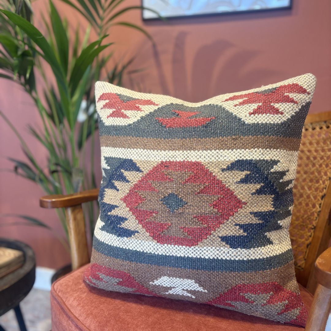 Handwoven Jute Cushion Cover No.5