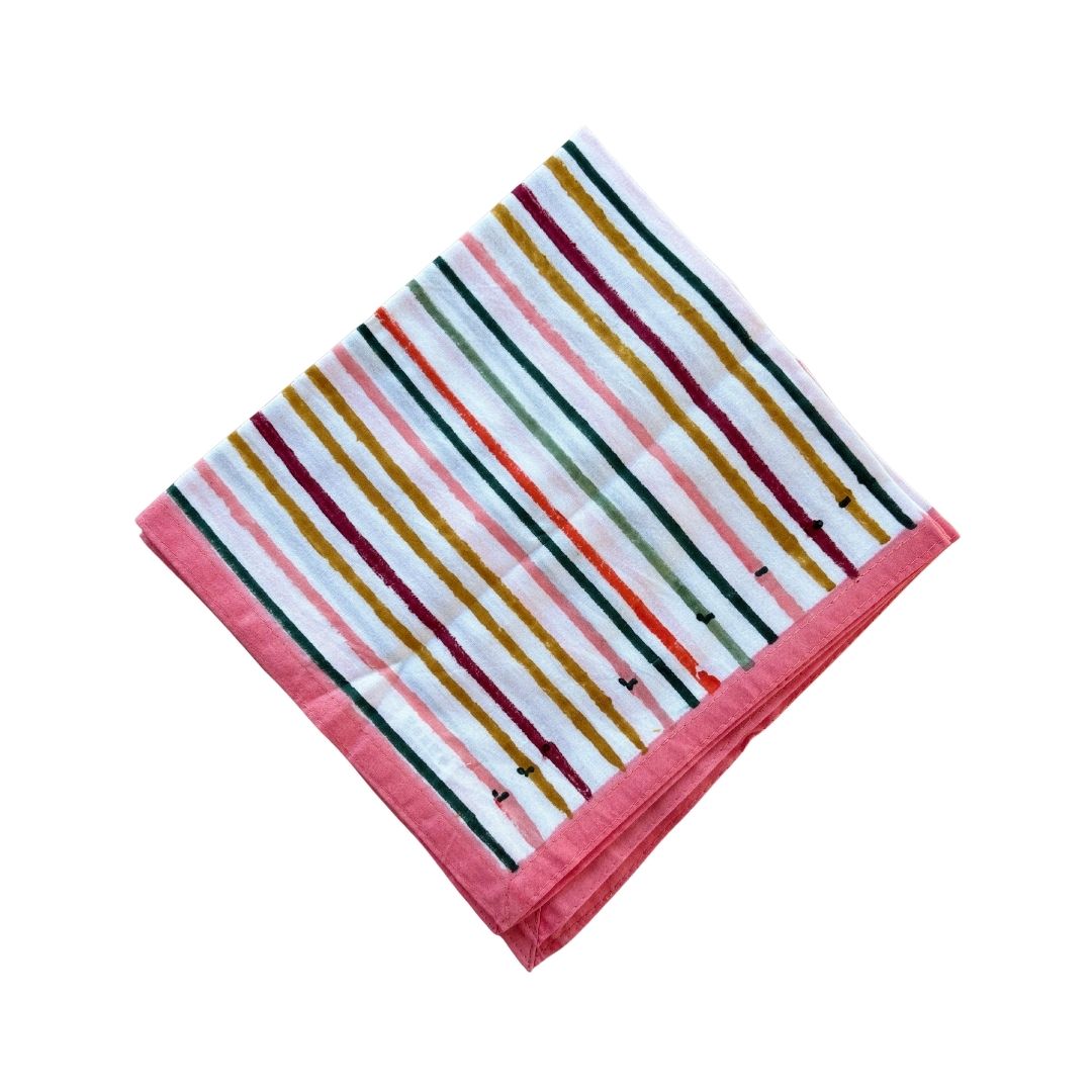 Block Printed Table Napkin - (Set of 2)