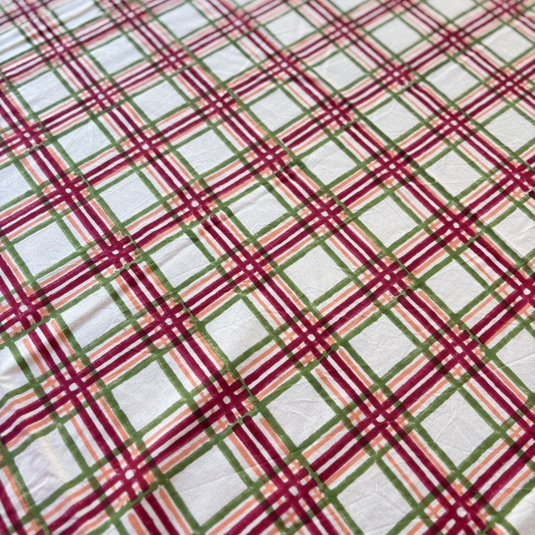 Block Printed Table Cloth - Big