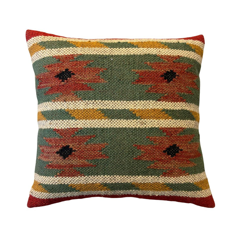 Handwoven Jute Cushion Cover - Nairobi Kilim