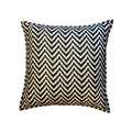 Quilted Block-Printed Cushion Cover - Beige Chess