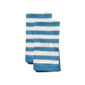 Block Printed Table Napkin - Stripes Blue