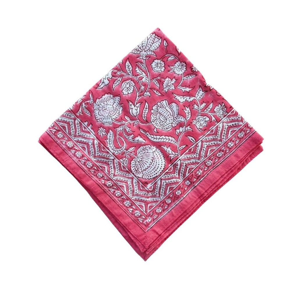 Block Printed Table Napkin - (Set of 2)