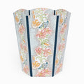 Block Printed Scalloped Basket Sky Meher