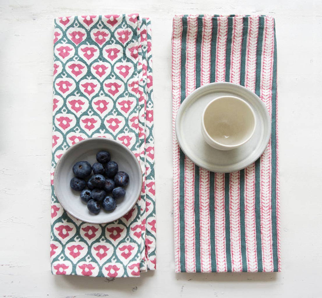 Handmade Funkystripes Strawberry Dishcloth - 100% Cotton
