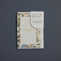 Hand Block Printed Keepsake Card - Photo frame Marigold Glitz Blue Stone