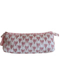 Hand Block Printed Cosmetic/Travel Pouches: Kamal