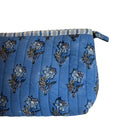 Hand Block Printed Cosmetic/Travel Pouches: Jal