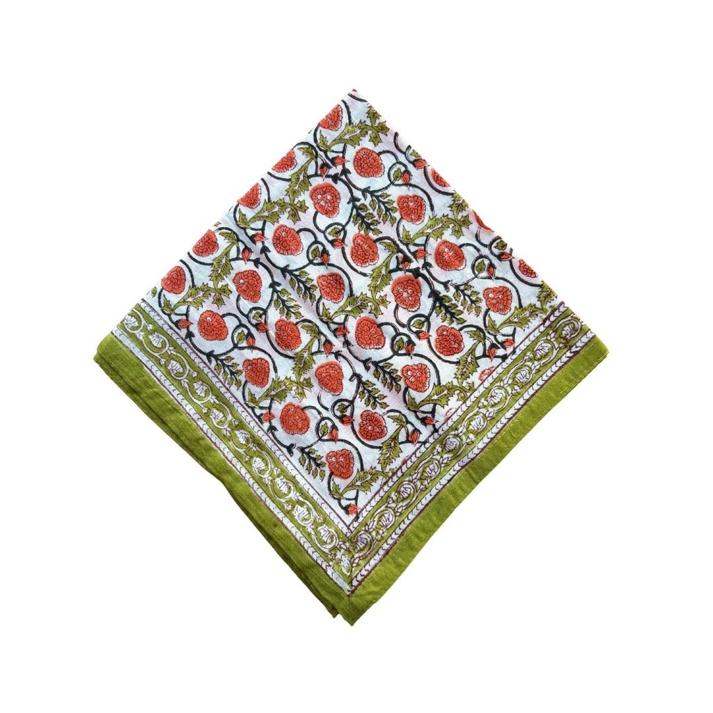 Block Printed Table Napkin - (Set of 2)