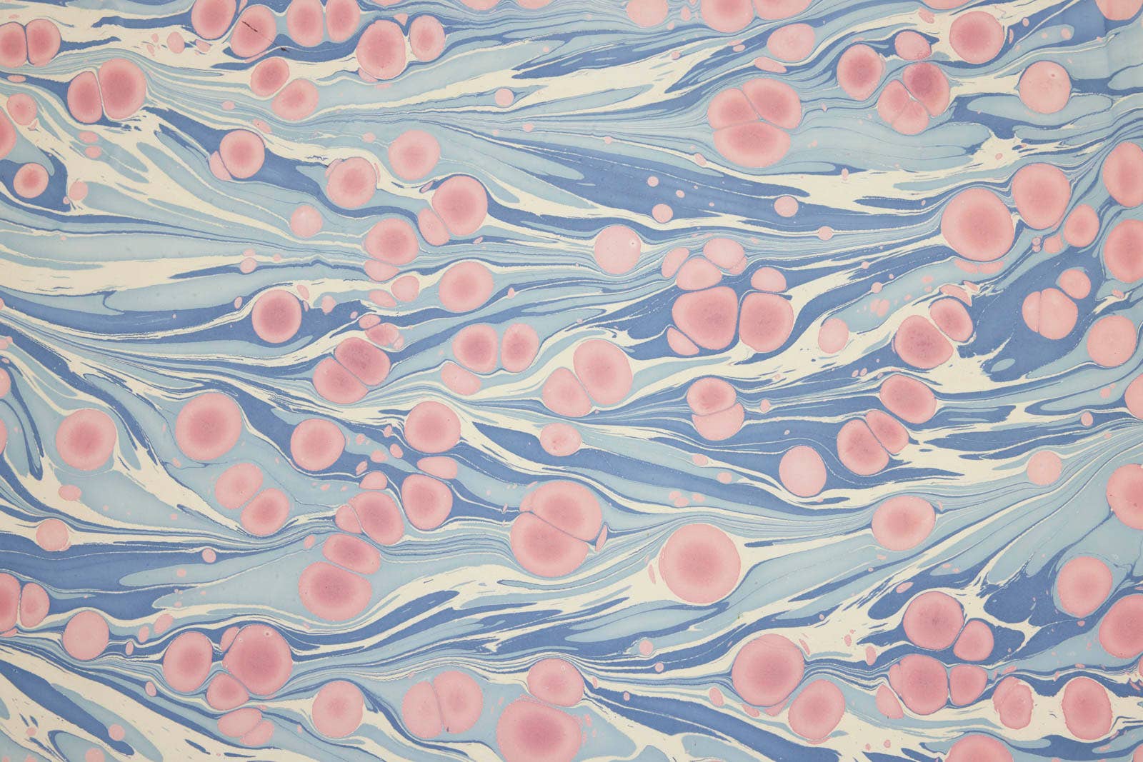 Hand Marbled Wrapping Paper Sheets - Cosmos Hydrangea