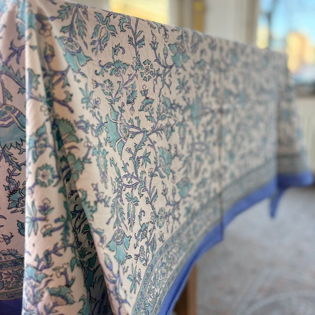 Block Printed Table Cloth - Big