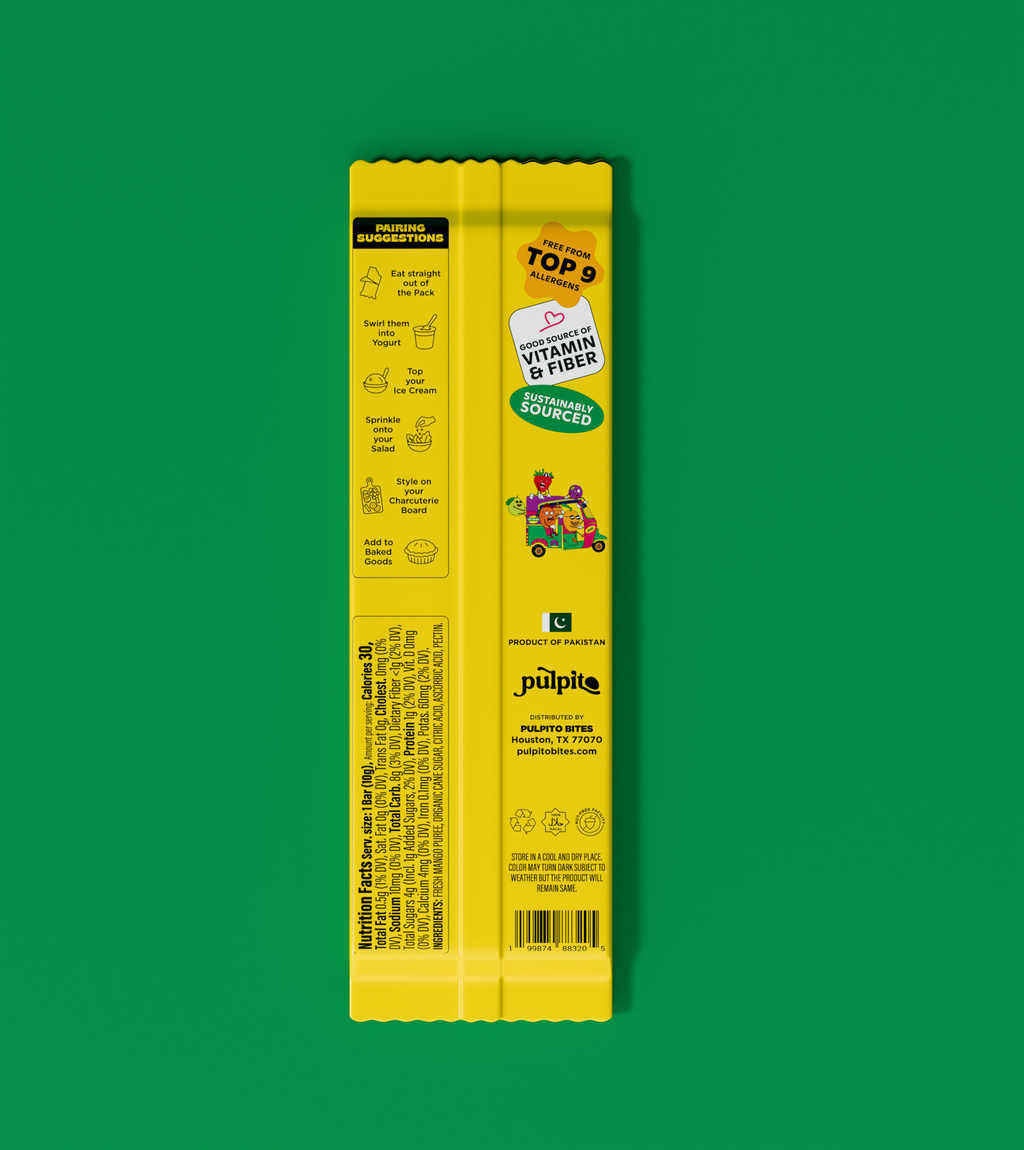 MMM Mango - Natural Fruit Snacks - Dried Fruit Bars