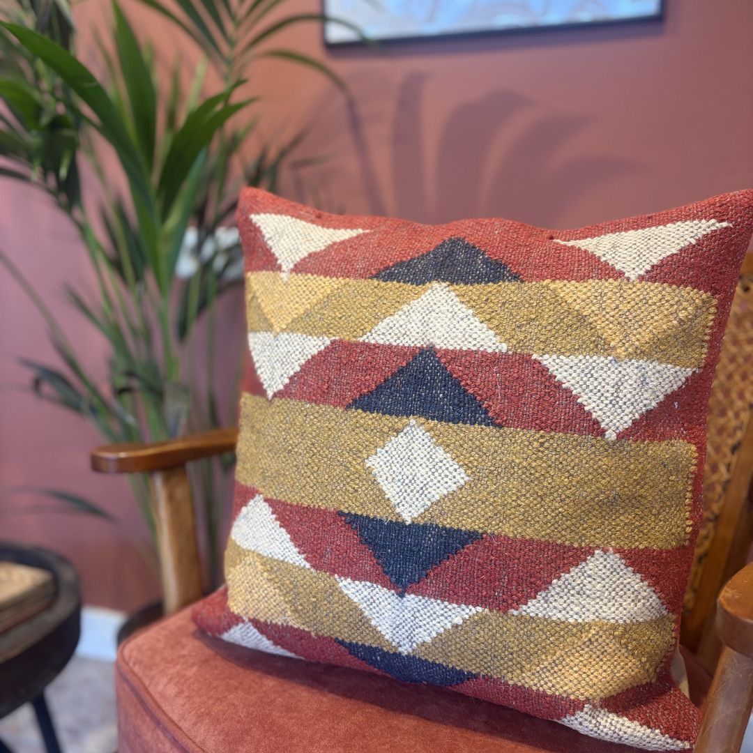 Handwoven Jute Cushion Cover No.9