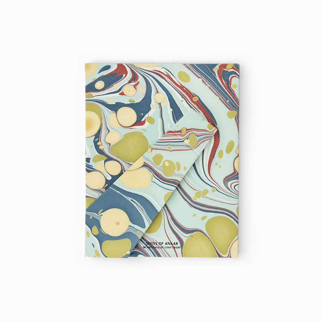 Hand Marbeled Table Top Frame Ocean Mountain