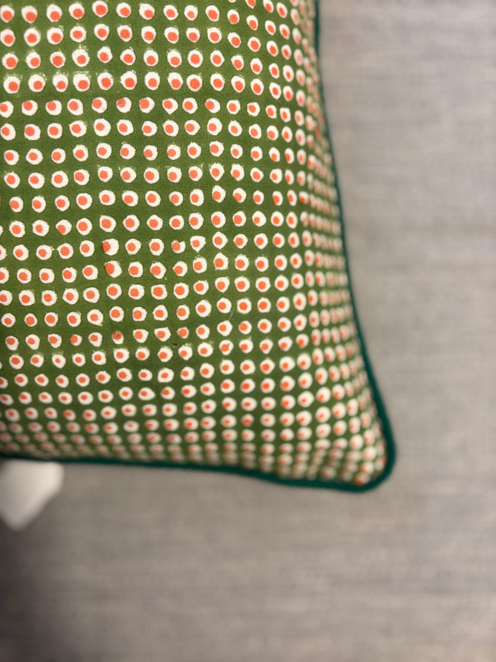 Block Printed Cushion Cover - Medusa Caviar