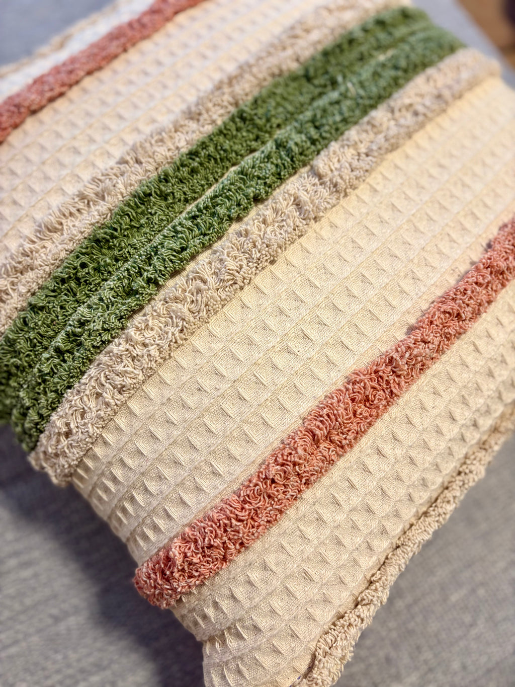 Tufted Cushion Cover - Rapunzel Boho