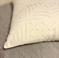 Appliqué Cushion Cover - Warm Snow