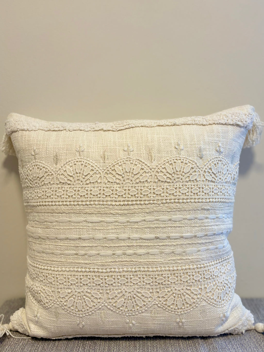 Tufted Cushion Cover - Winter Wonderland