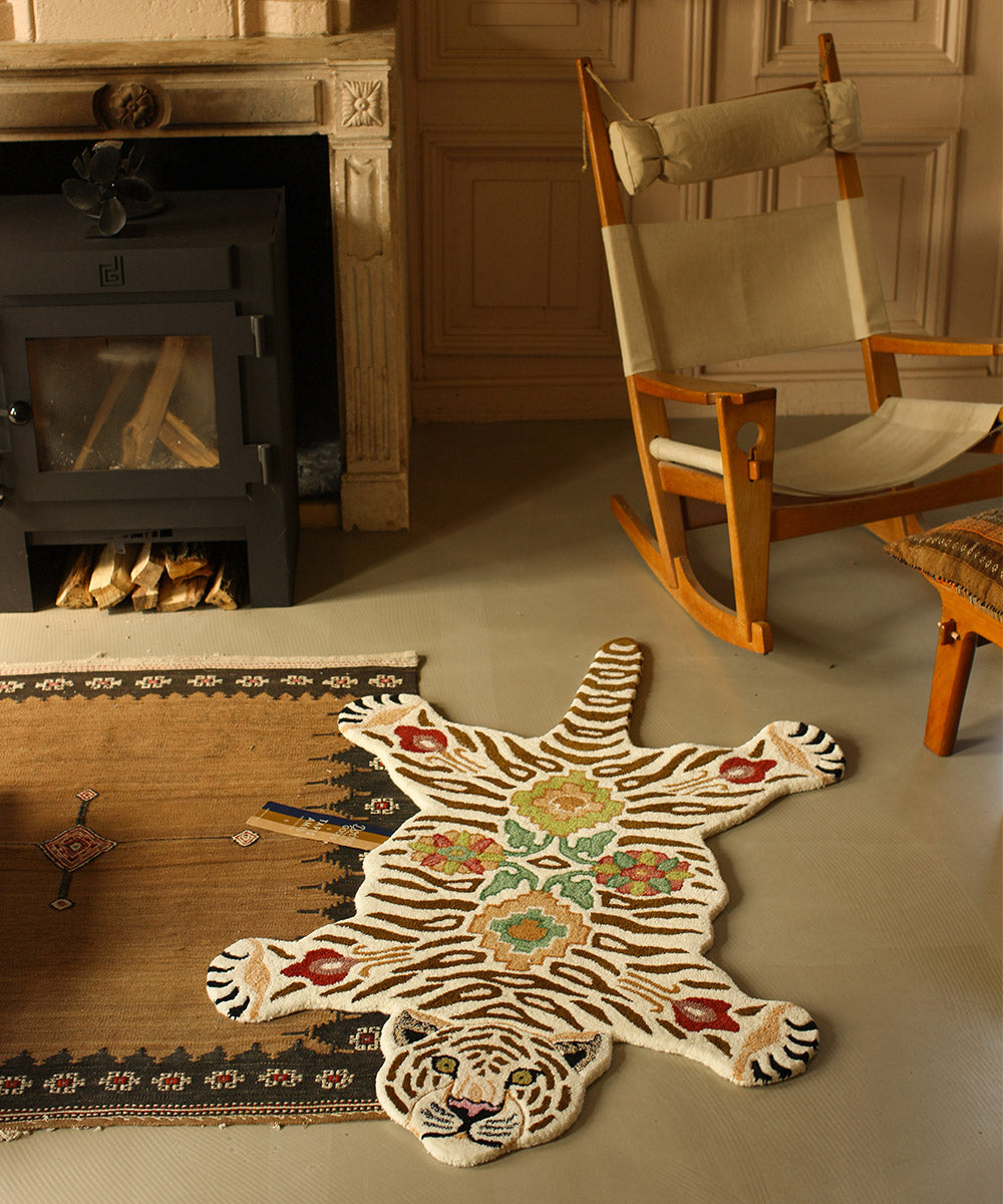 Jill Tiger Rug Small