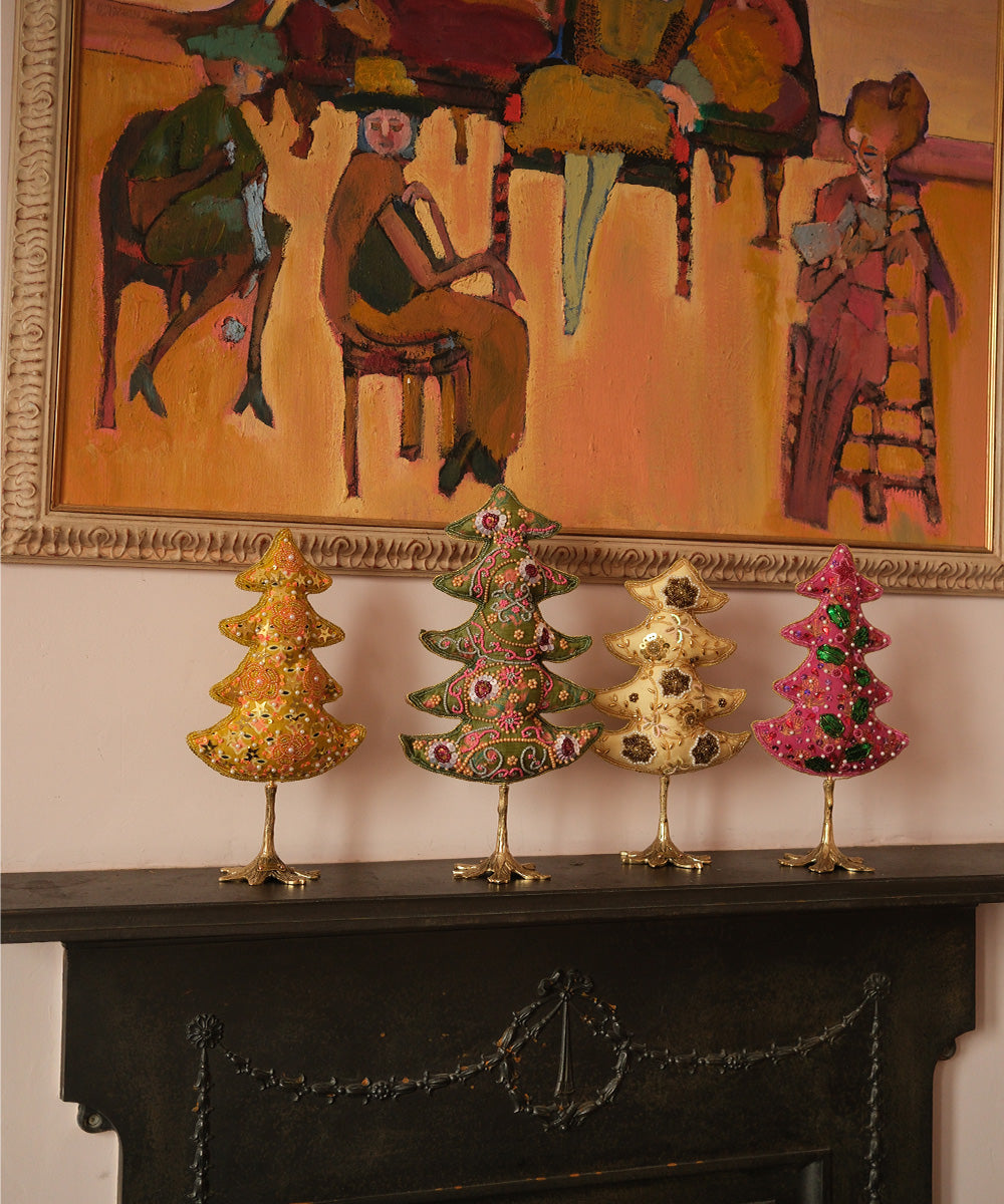 Whimsy Christmas Tree Large Green on display