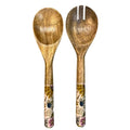 Salad server Wild Garden mango wood