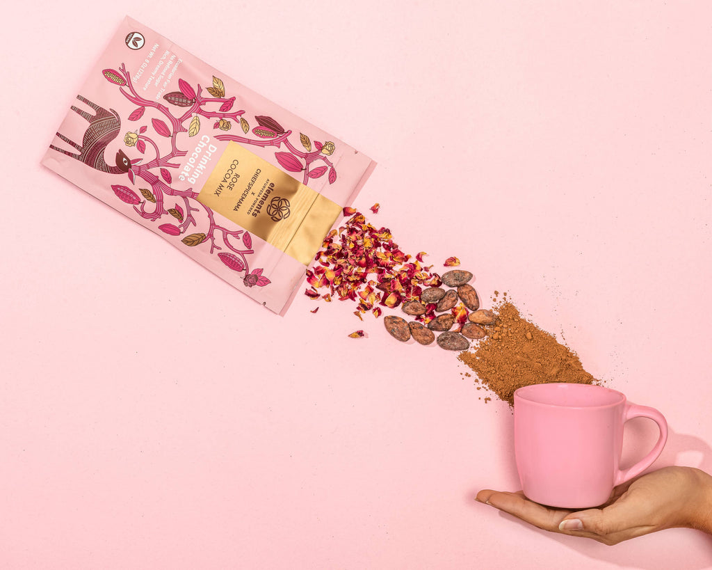 Rose Hot Chocolate Mix | Vegan Gluten Free