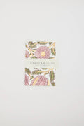 Block Printed Greeting Card - Marigold Glitz Blush