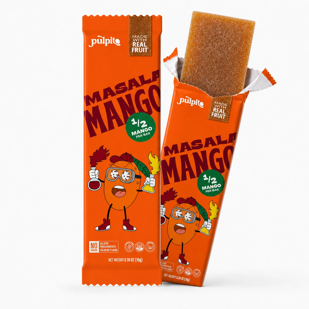 Masala Mango - Natural Fruit Snacks - Dried Fruit Bars