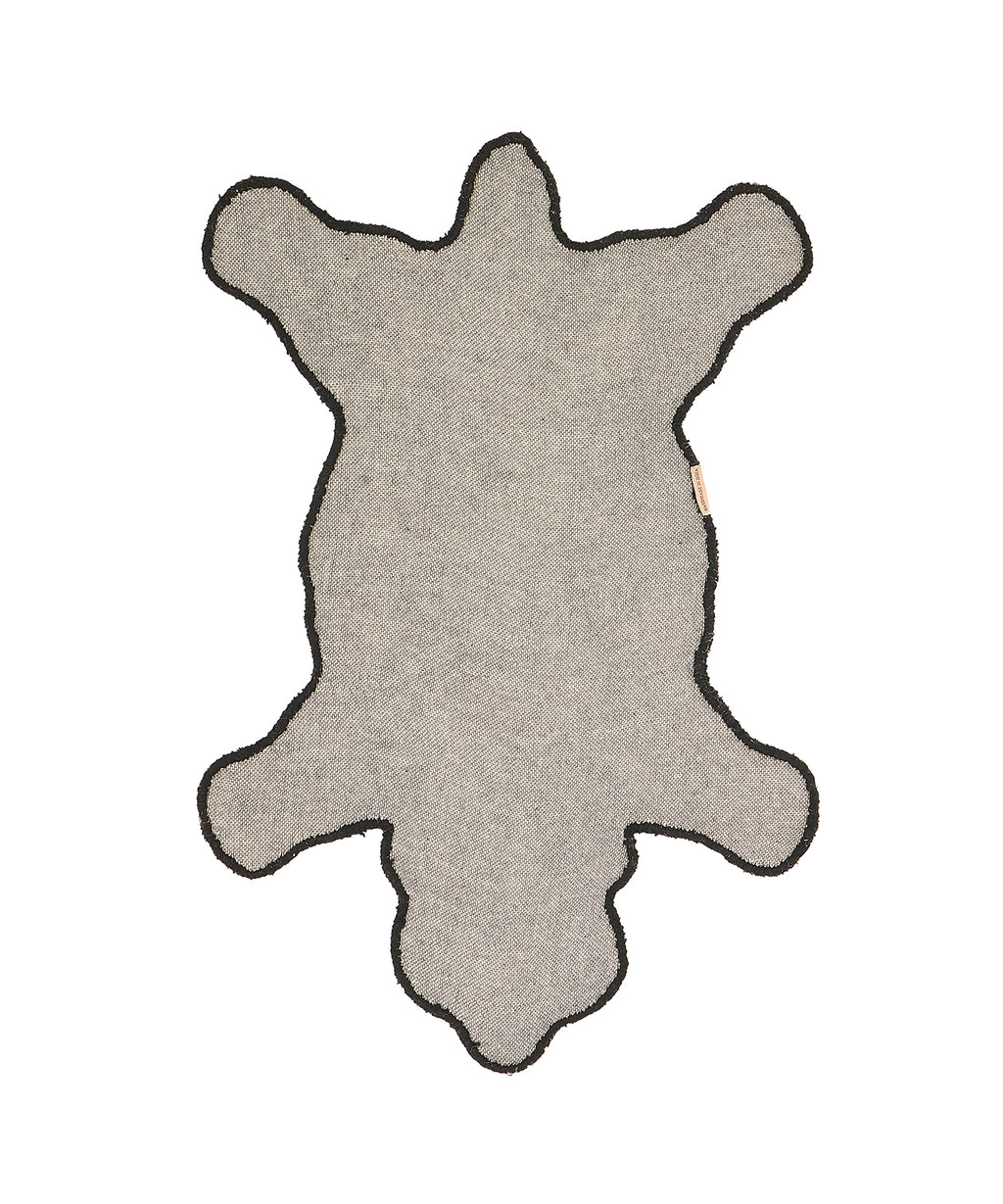 Blooming Black Bear Rug Small