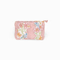 Block Printed Quilted Pouch S Rose Meher