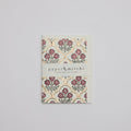 Hand Block Printed Greeting Card - Trellis Pink Earth