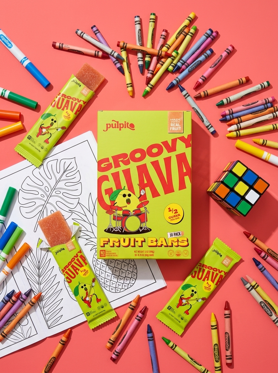 Groovy Guava - Natural Fruit Snacks- Dried Fruit Bars