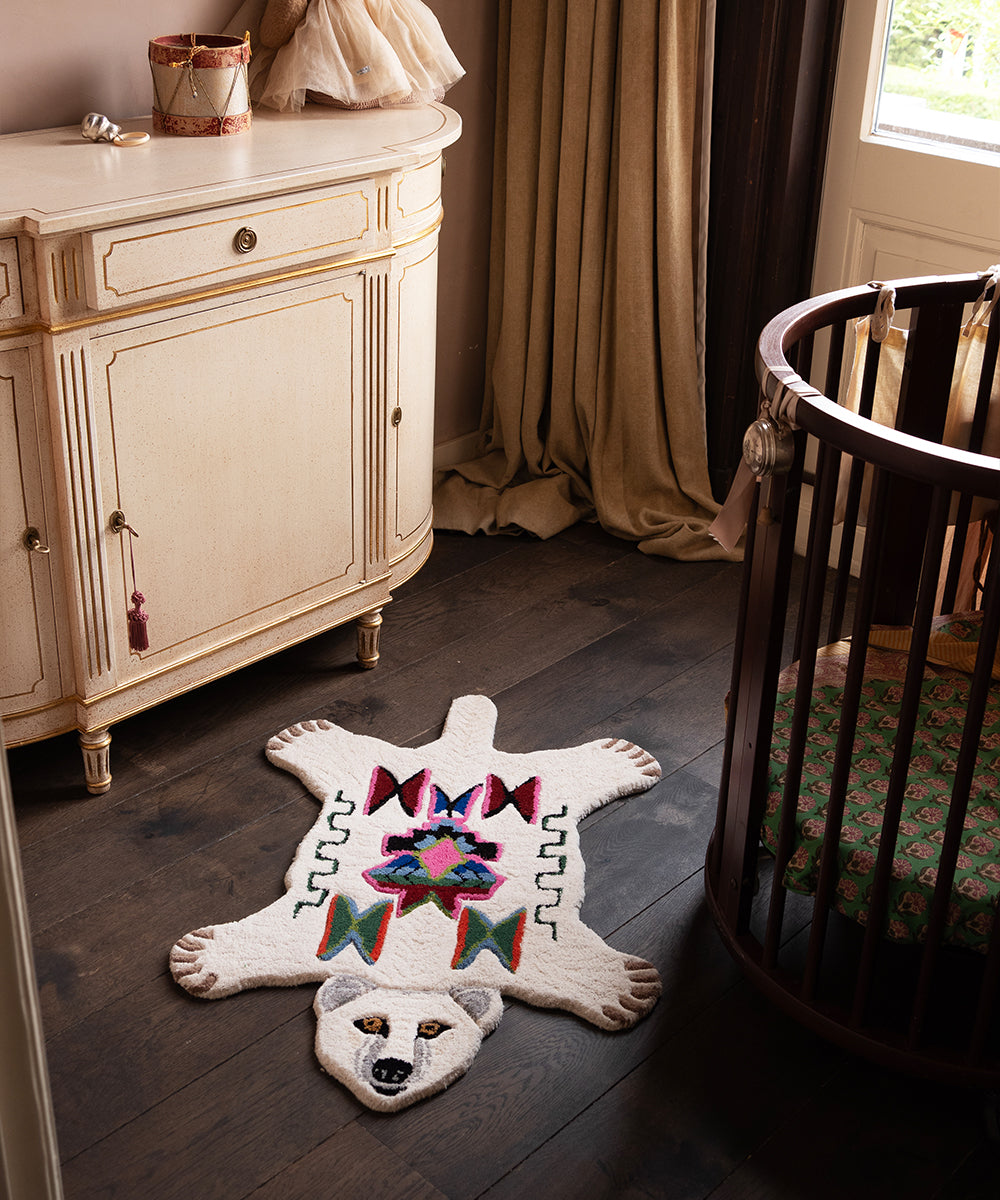 Kasbah Polar Bear Rug Small