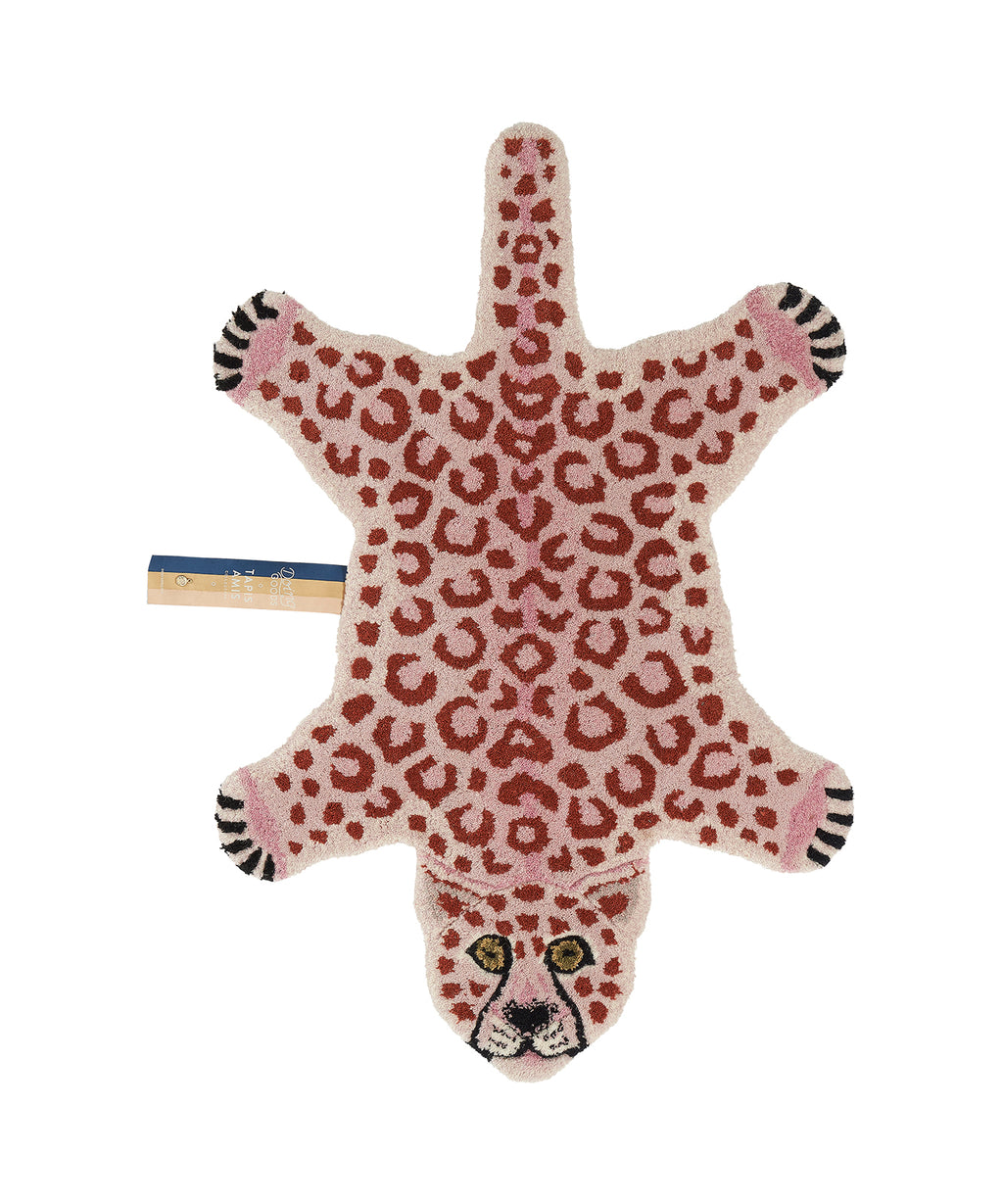 Pinky Leopard Rug Small