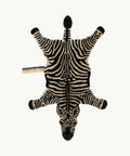 Stripey Zebra Rug Small by Doing Goods