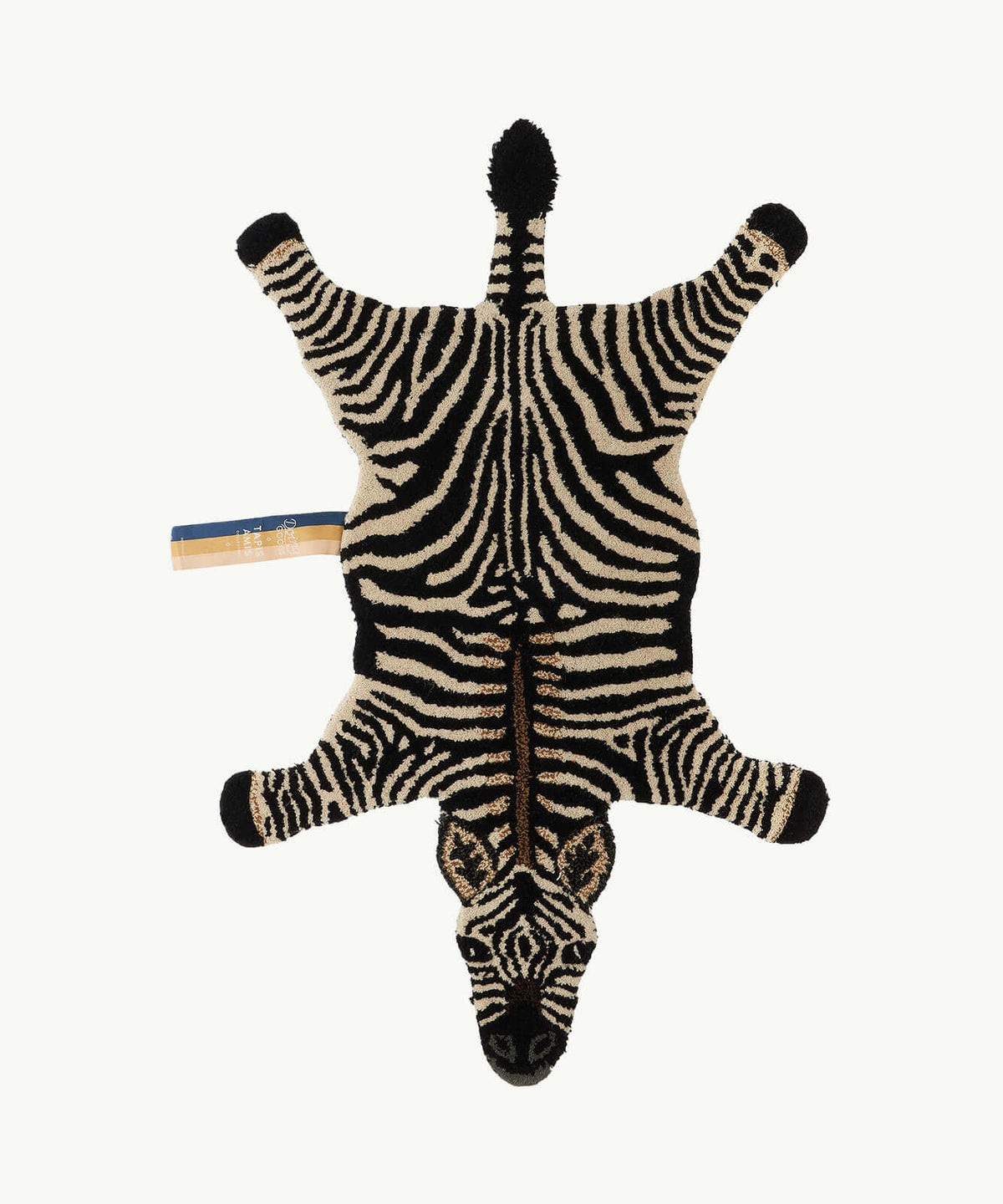 Stripey Zebra Rug Small by Doing Goods