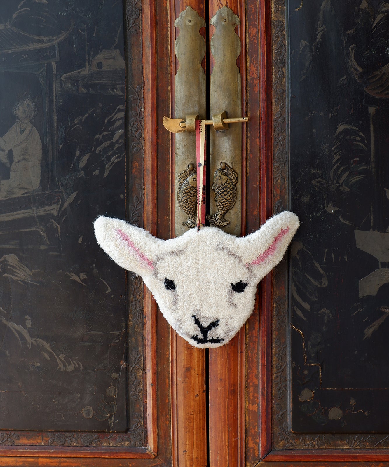 Wooly Lamb Gift Hanger