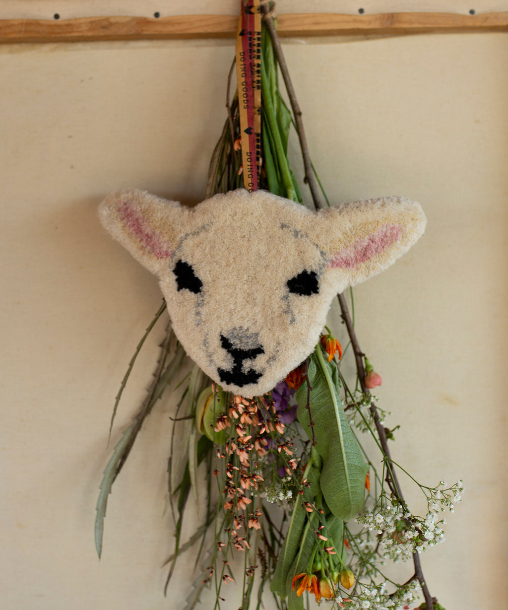 Wooly Lamb Gift Hanger